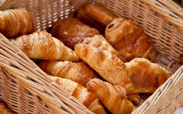 Croissants for breakfast