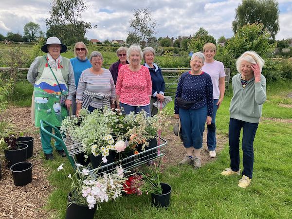 Floristry group at Wye Valley Flowers