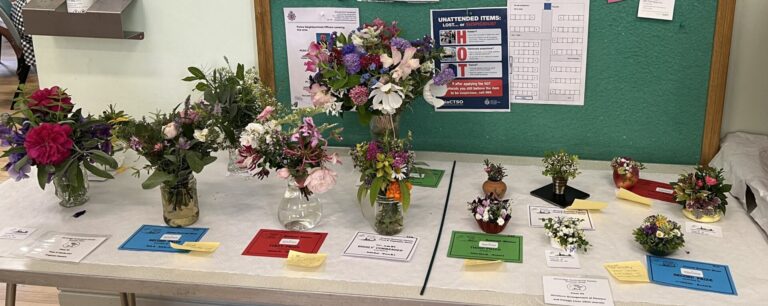 Miniature and Posy Entries - courtesy of Neil Howarth